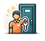 Intendance & suivi du logement à Rabat et Témara - Accueil physique des voyageurs - Ménage professionnel & gestion du linge à Témara & Rabat